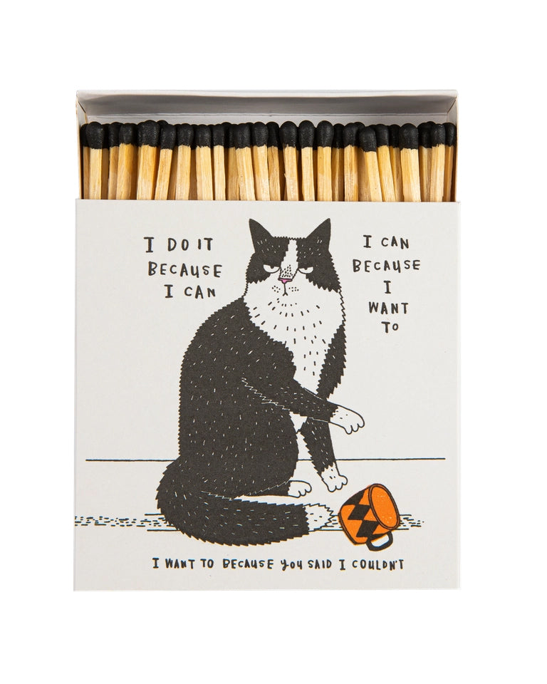 I Do It Because I Can Matches - Fyrstikker