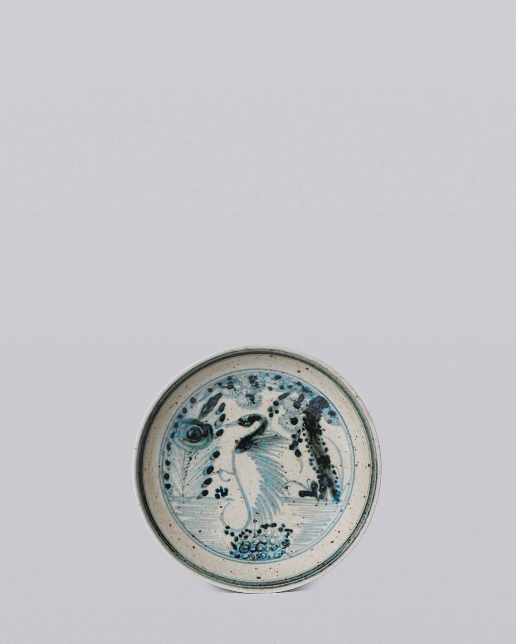 Small Blue&White - Crane