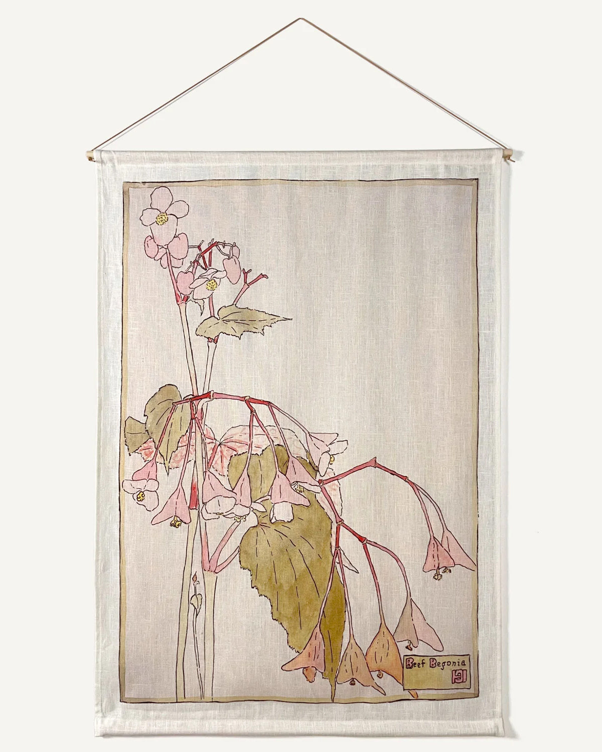 Beef Begonia - Veggteppe 45x65