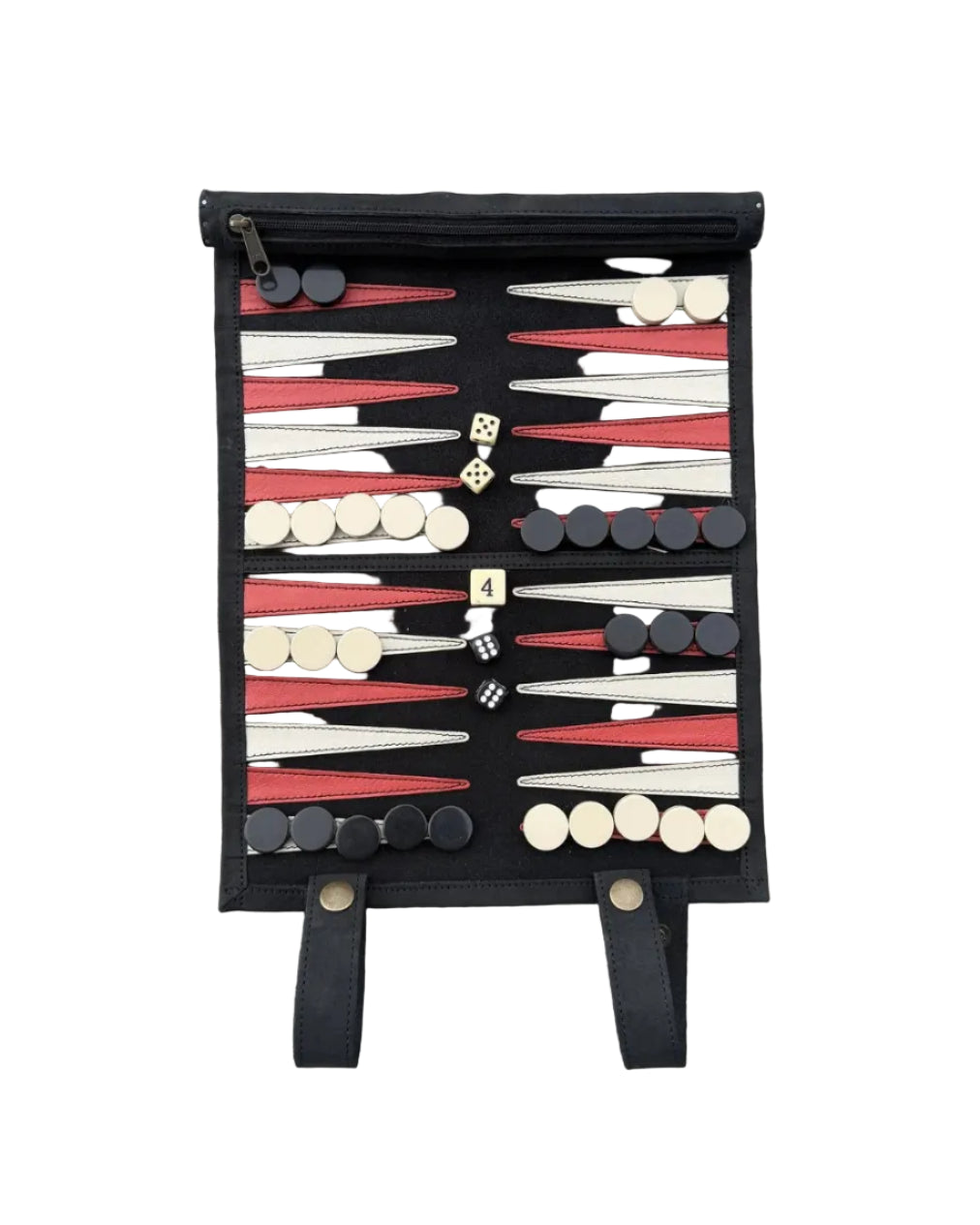Backgammon semsket skinn