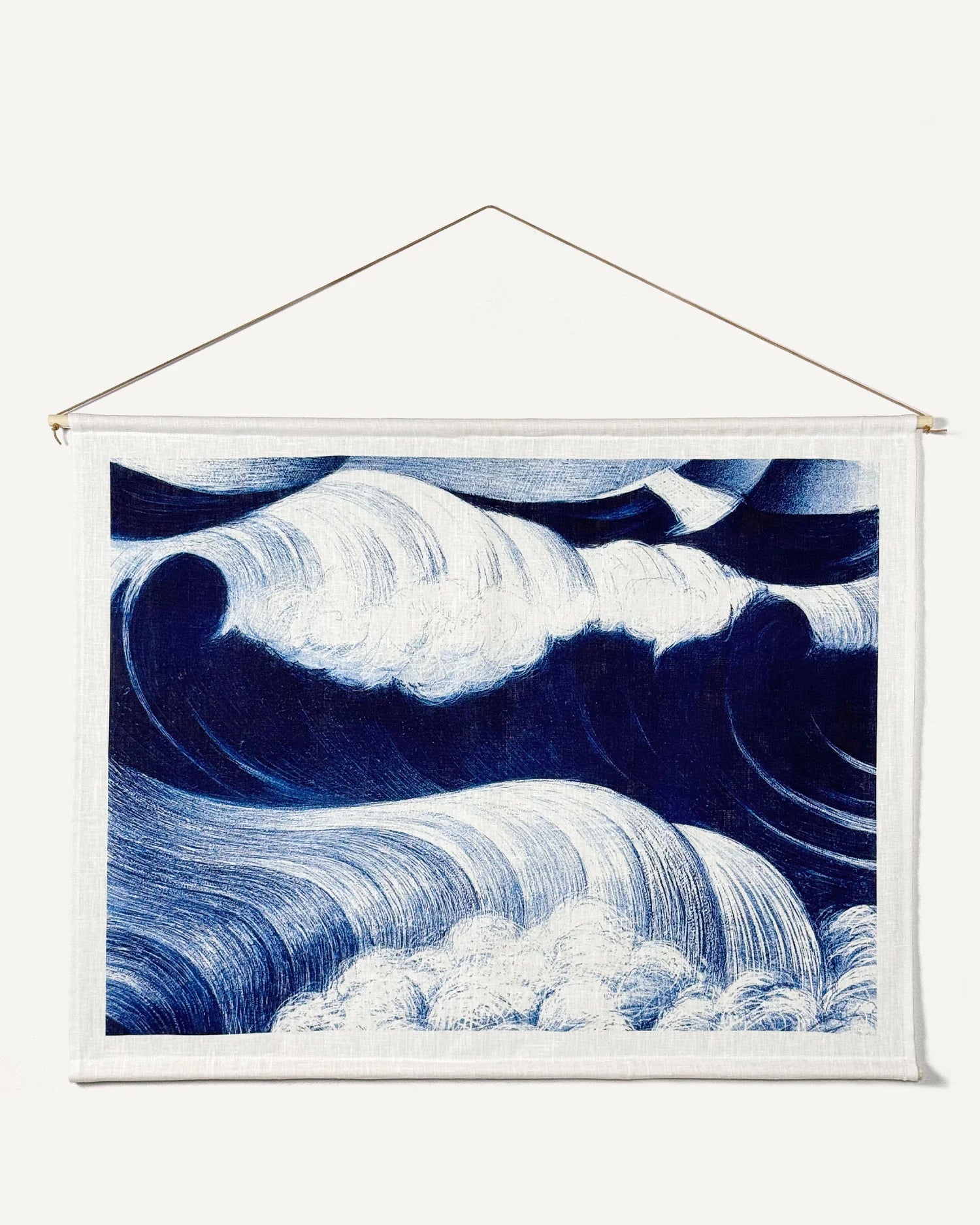 Blue Wave - Veggteppe 100 x 140 cm