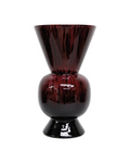 Sienna høy vase, burgunder