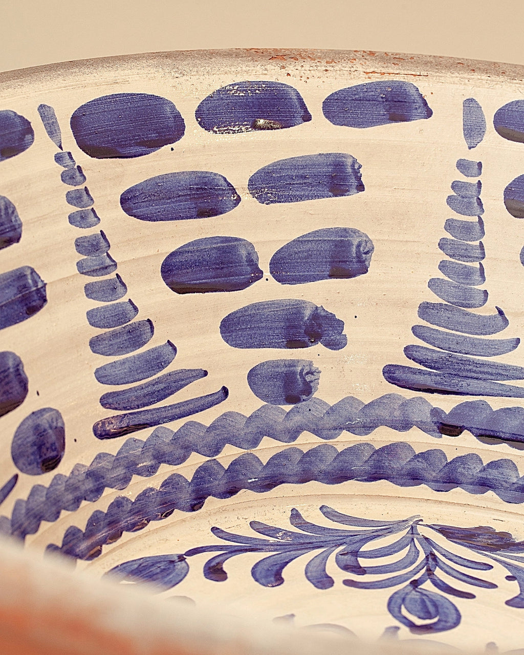 Skål Blue Lebrillos Granaínos - Flower