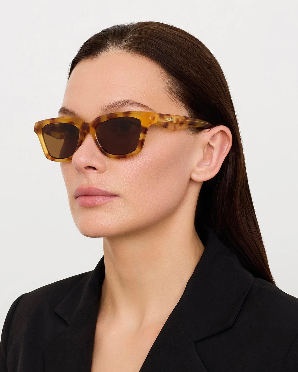 Jacquemus Solbriller - Carre Tortoise