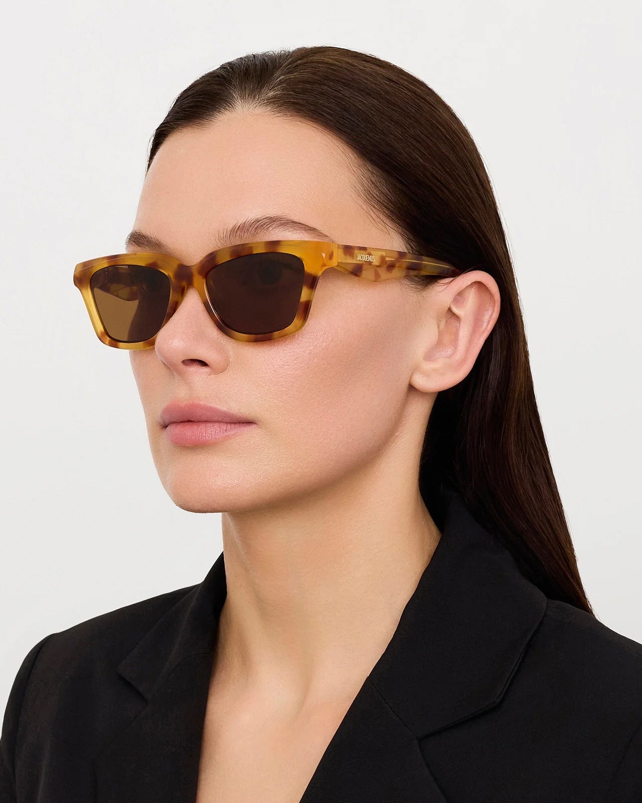 Jacquemus Solbriller - Carre Tortoise