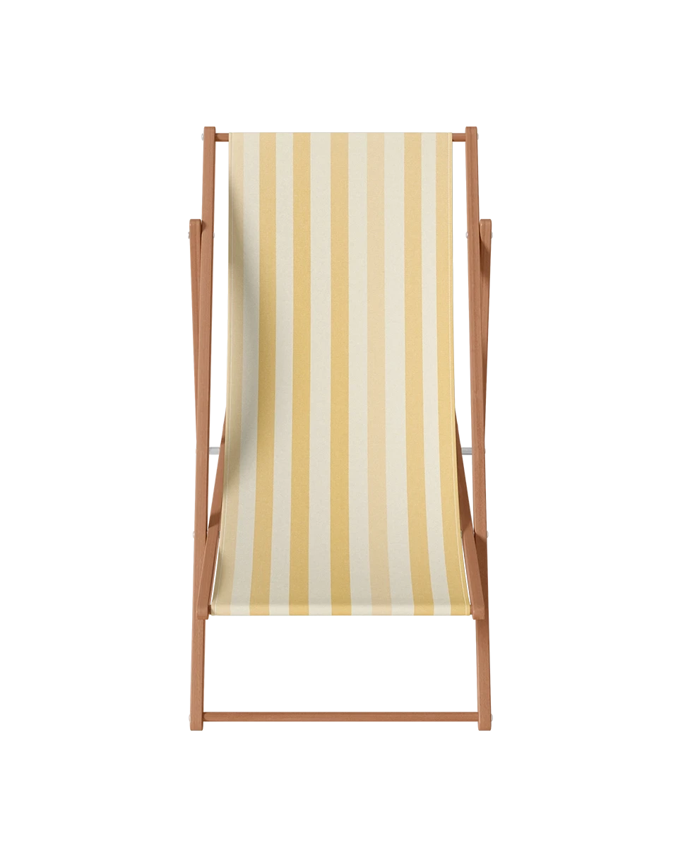 Strandstol - Gul