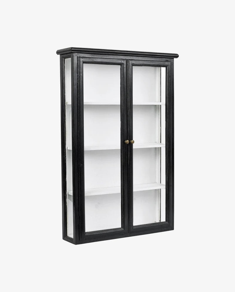 Veggskap Sort - Dobbel
