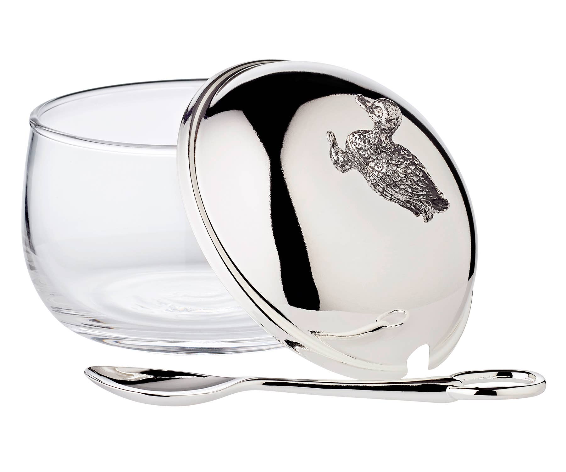 Syltetøyglass And - Sølvbelagt