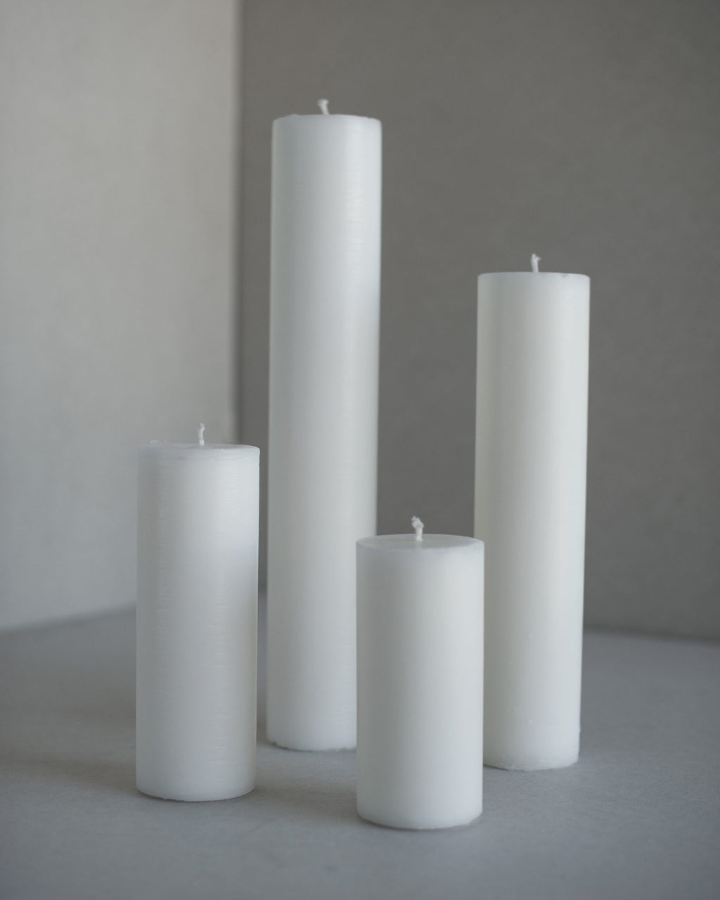 Stearinlys 70x300mm Hvit