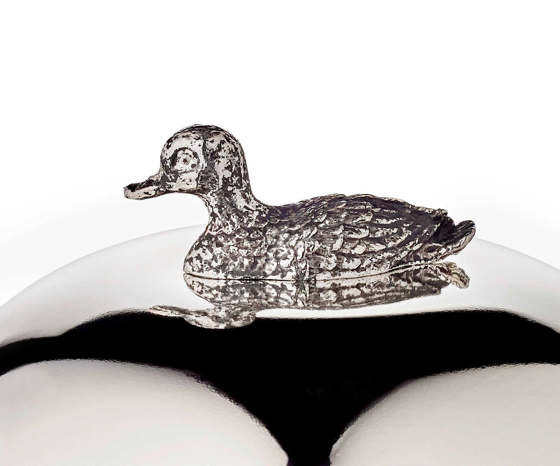 Syltetøyglass And - Sølvbelagt