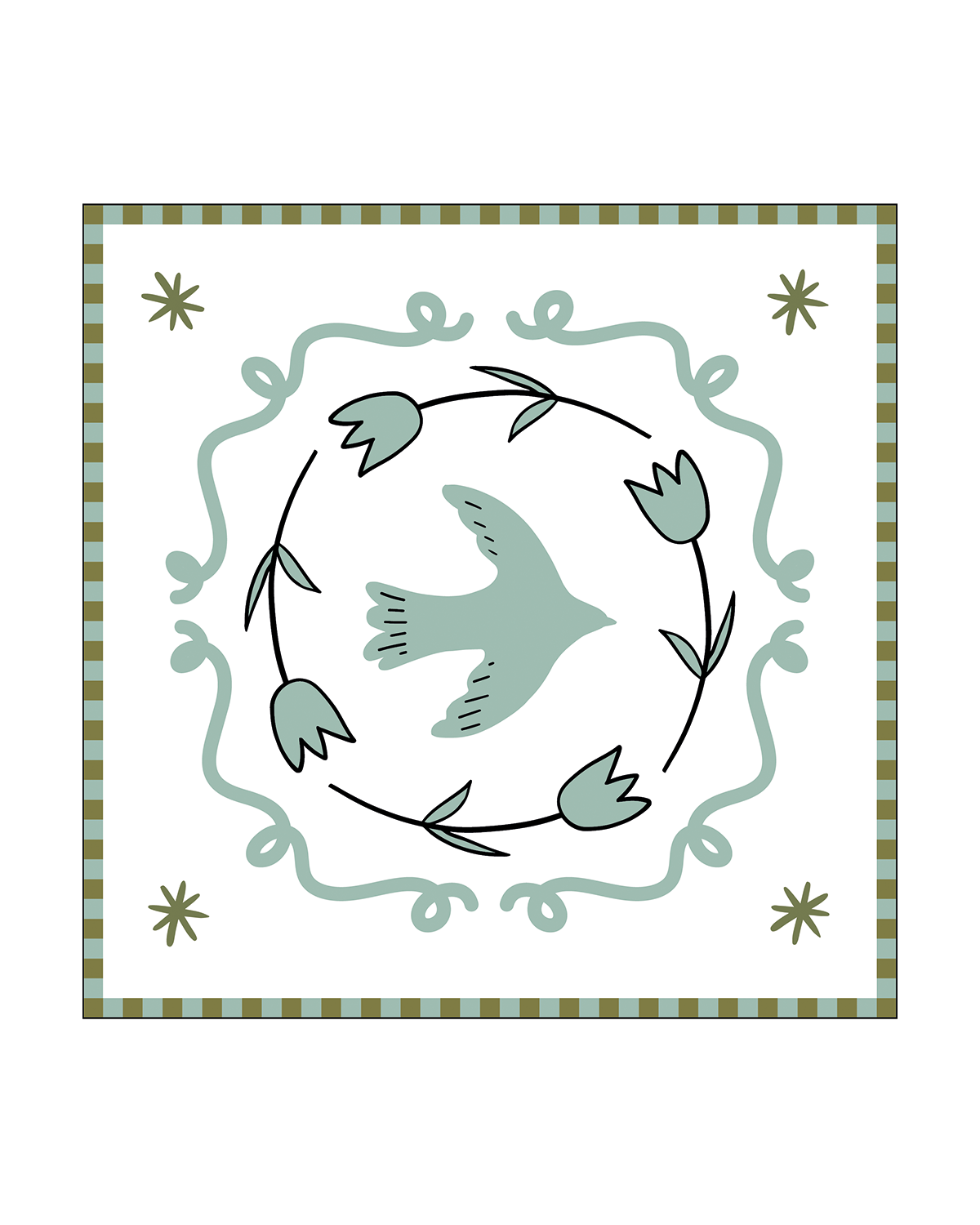 Blue Dove Servietter 20 stk