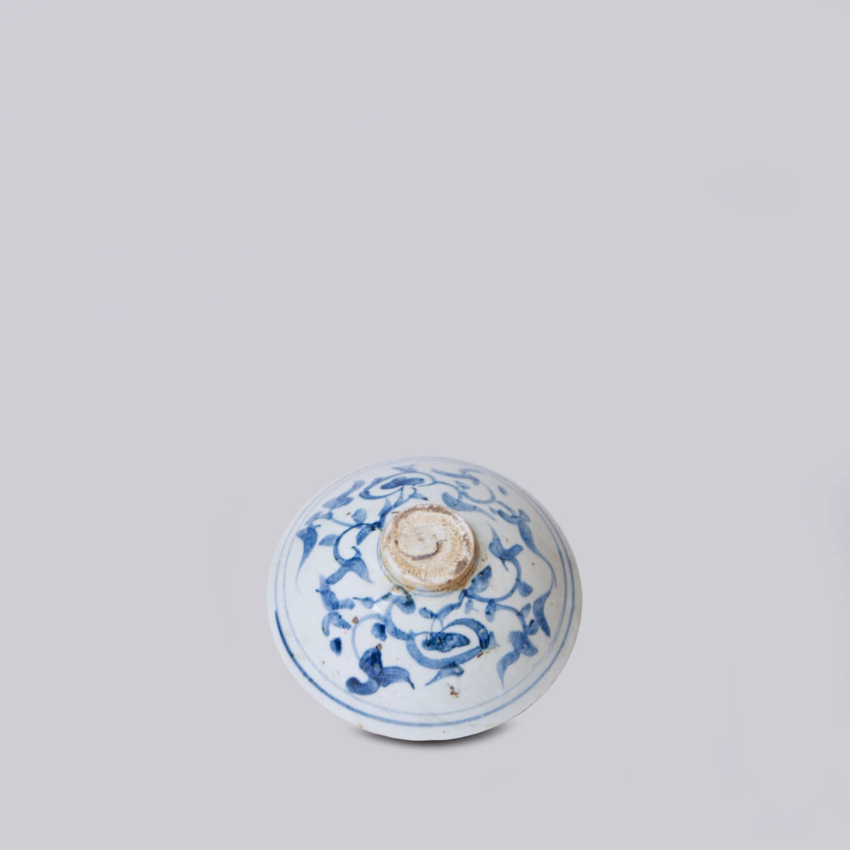 Skål Blue&White - Floral Conical