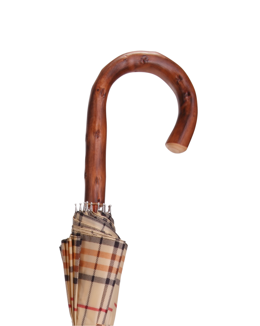 The Tartans Natural Congo Crook Paraply