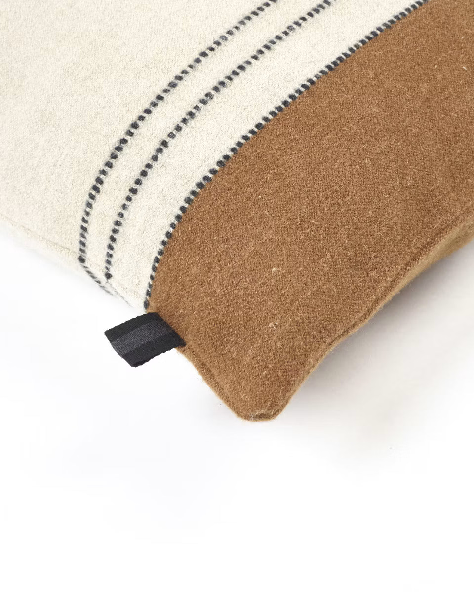 Foundry Putetrekk - Beeswax stripe 63x63cm