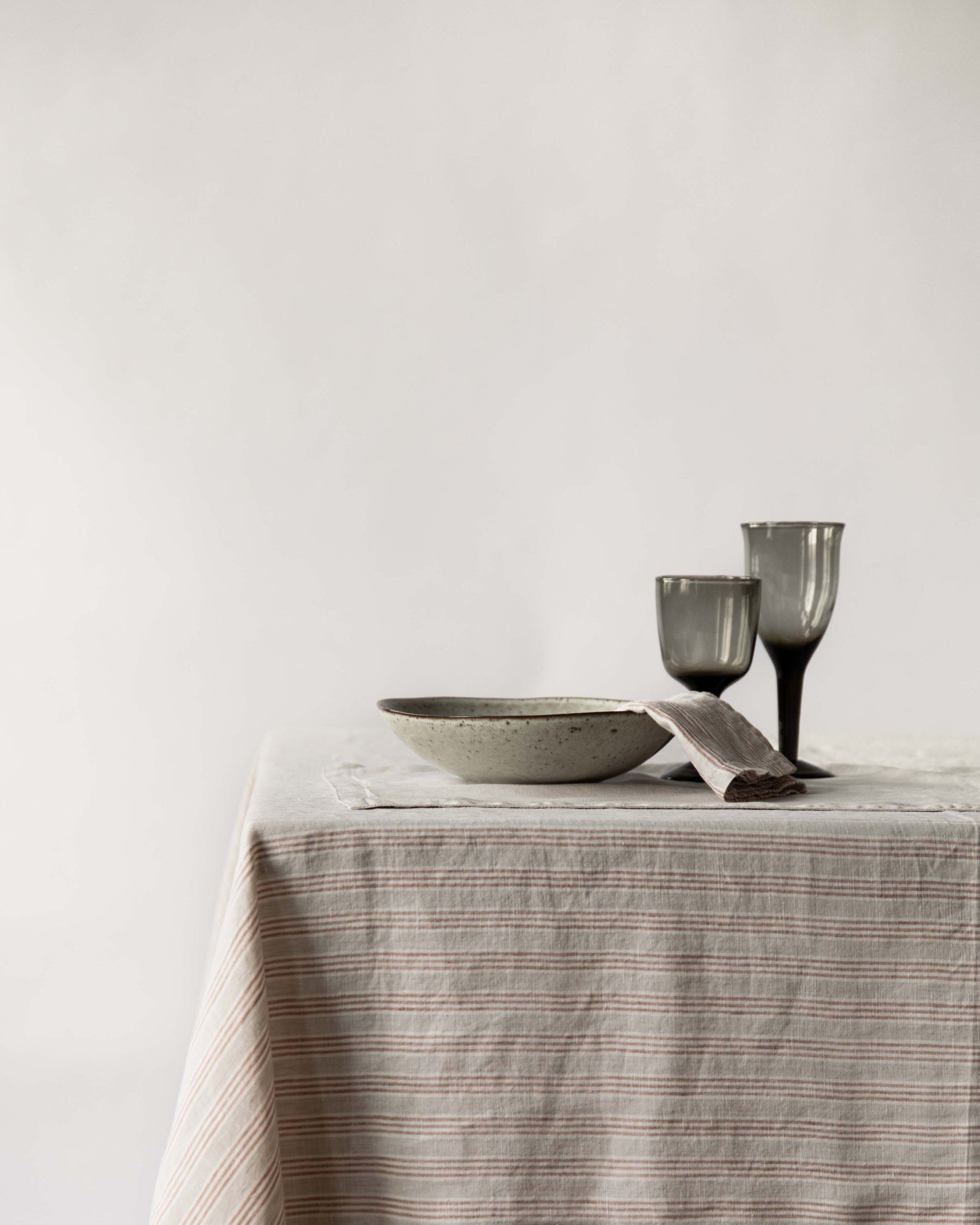 Duk Steinvasket Lin 145x270 cm