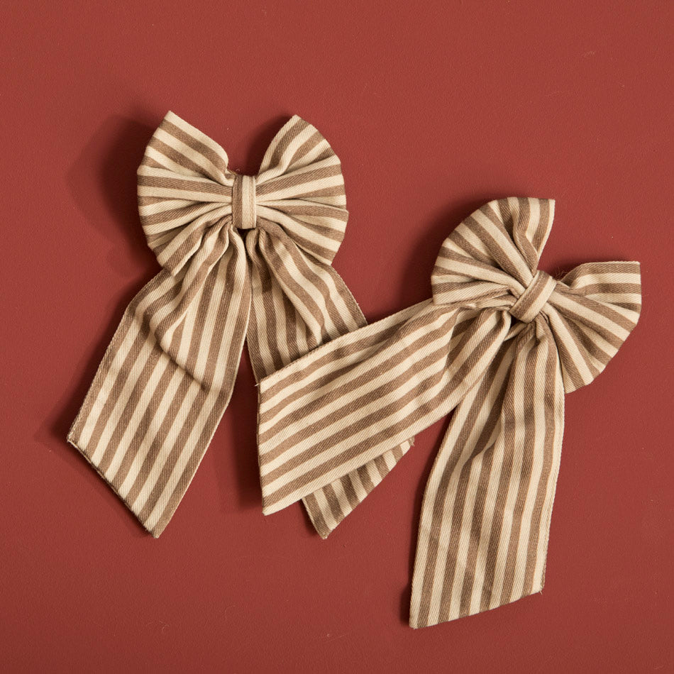 Sløyfe Stripete Brun