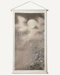Moon, Flowers & Fog - Veggteppe 45x85