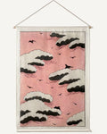 Pink Sky - Veggteppe 45x65 cm