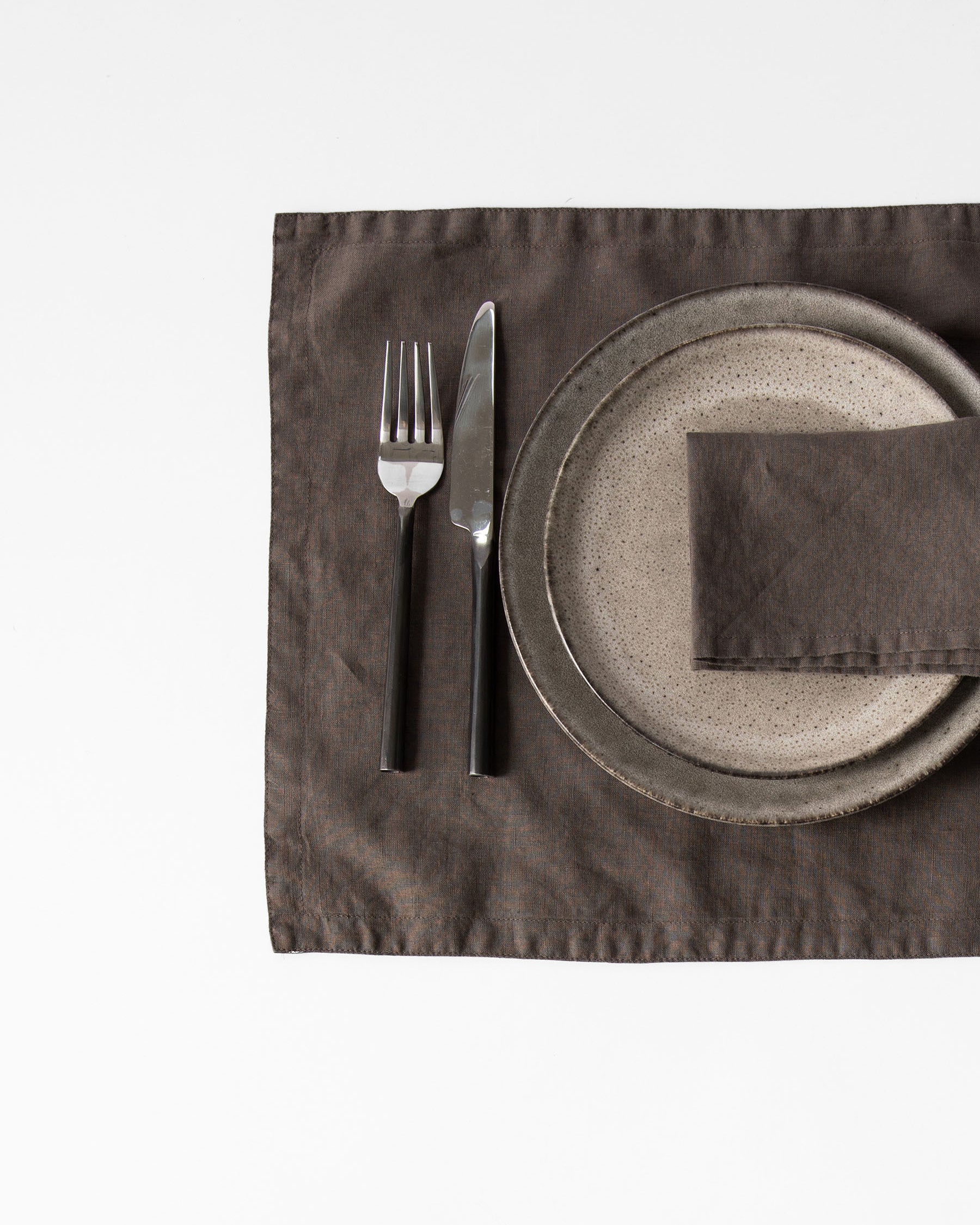 Bordbrikke Lin - Taupe