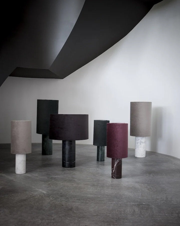 Bordlampe Statement - Burgunder