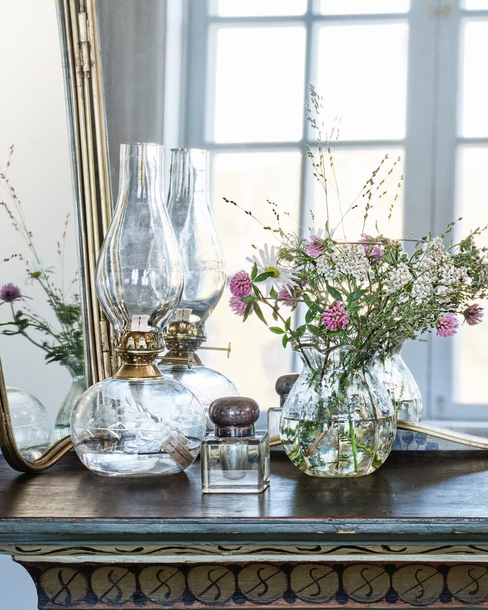 Oljelampe Elvira Klar Liten