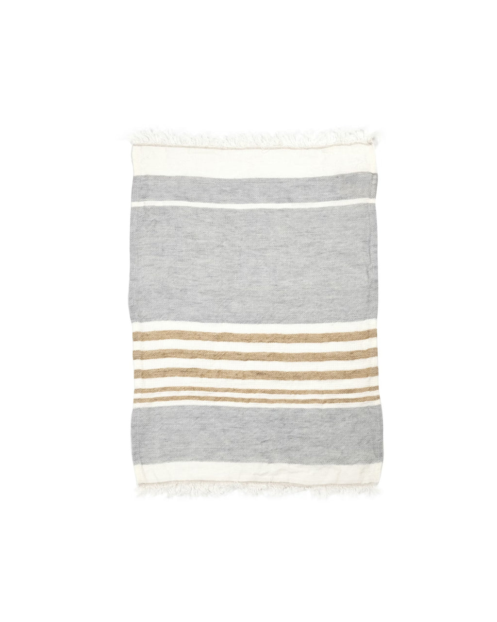 The Belgian Guest Towel - Ash Stripe