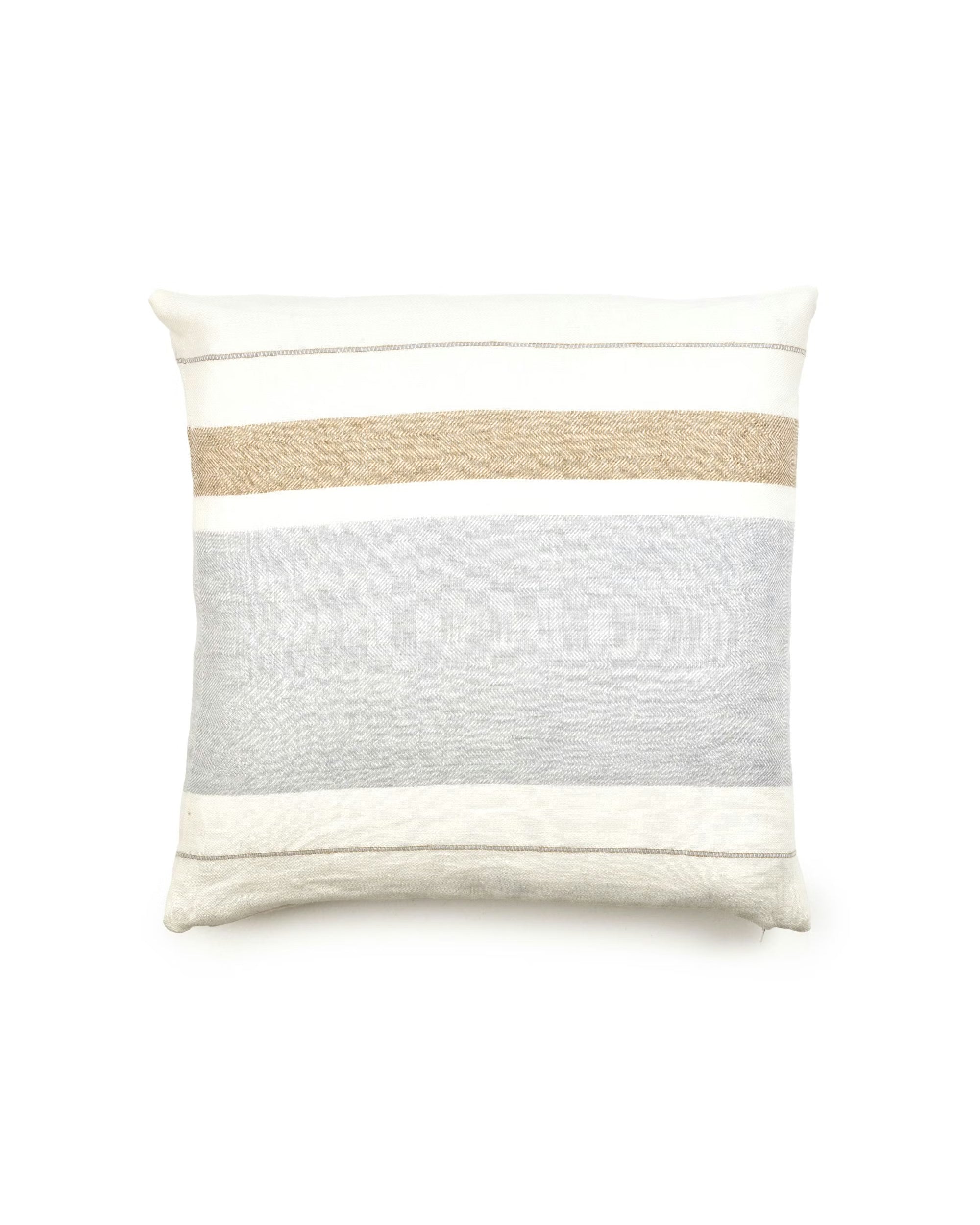 The Belgian Pillow Putetrekk - Oyster Stripe 50x50