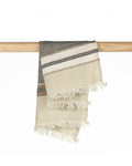 The Belgian Guest Towel - Beeswax Stripe