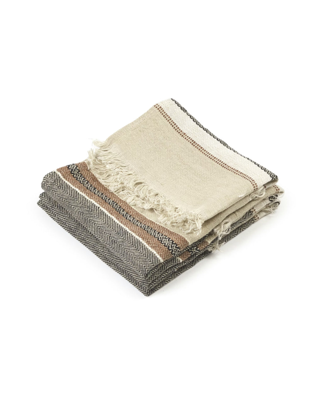 The Belgian Guest Towel - Beeswax Stripe