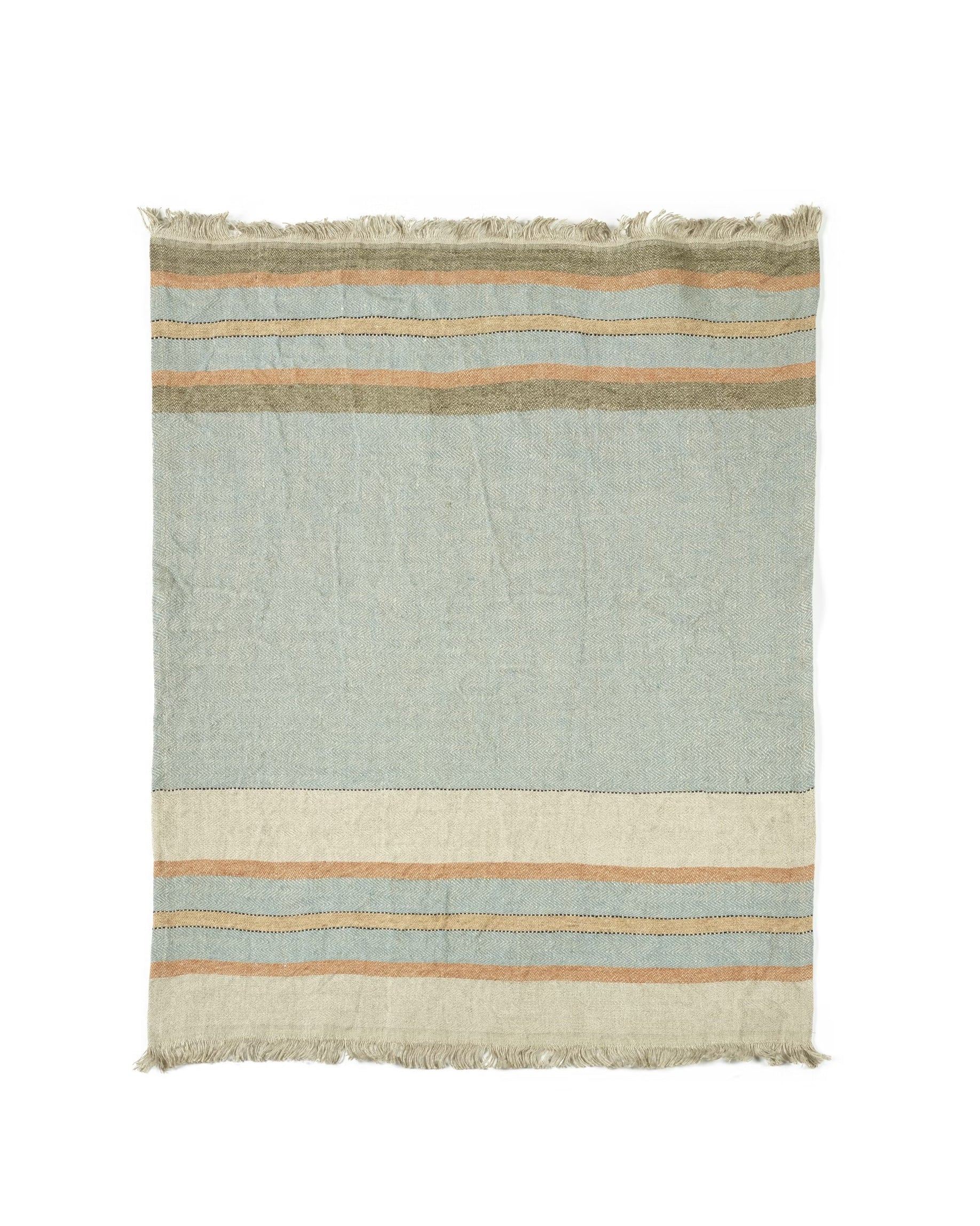 The Belgian Towel Fouta - Multi stripe 110x180 cm